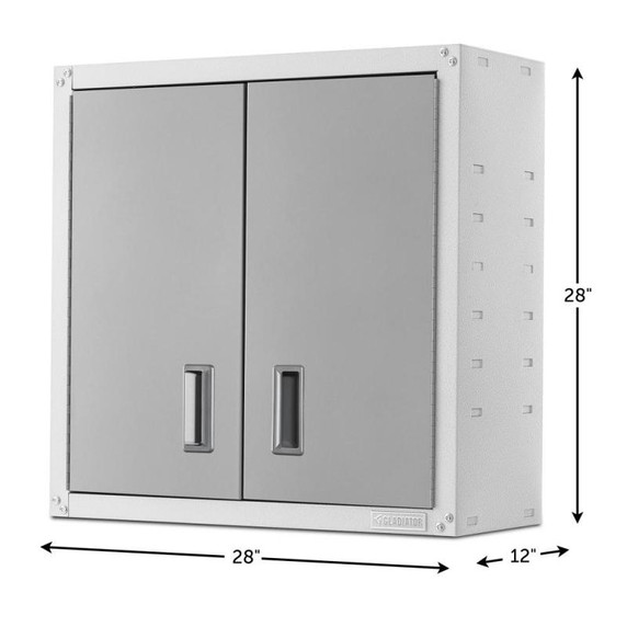 Gladiator® Armoire murale GearBox à porte pleine longueur prête à assembler GAWG28FVEW