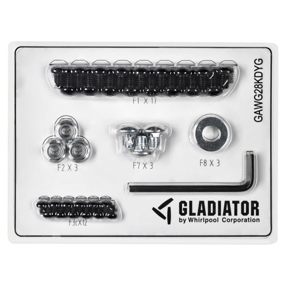 Gladiator® Armoire murale GearBox à porte 3/4 prête à assembler GAWG28KDYG