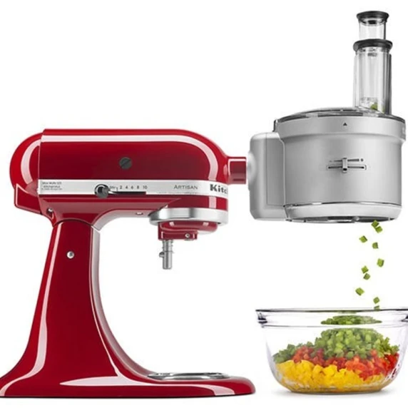 Kitchenaid® Extension robot culinaire avec ensemble de tranchage en dés de style commercial. KSM2FPA