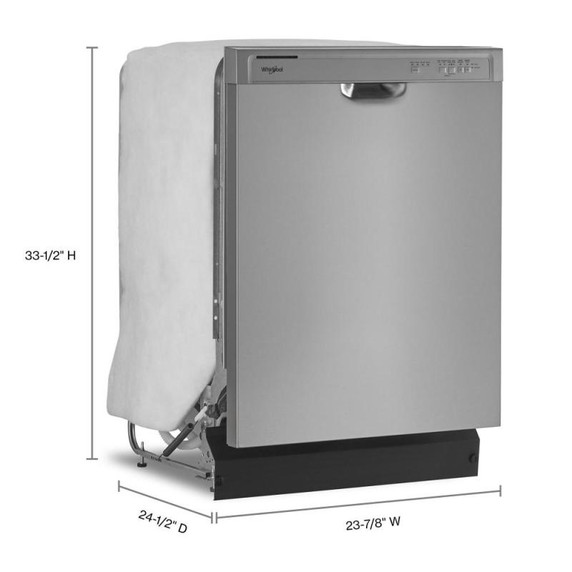 Whirlpool® Lave-vaisselle silencieux de 57 dBA  avec cycle d’amplification WDF341PAPM