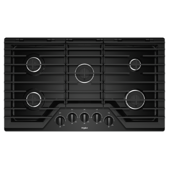 Table de cuisson au gaz avec grilles en fonte ez-2-lifttm - 36 po Whirlpool® WCG55US6HB