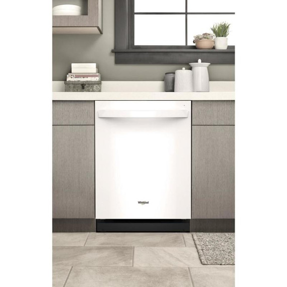 Whirlpool® Lave-vaisselle affleurant aux armoires en noir avec 3ᵉ panier - 44 dBA WDT550SAPW