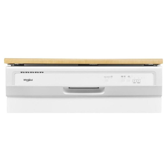 Whirlpool® Lave-vaisselle robuste avec programme de lavage en une heure WDP370PAHW