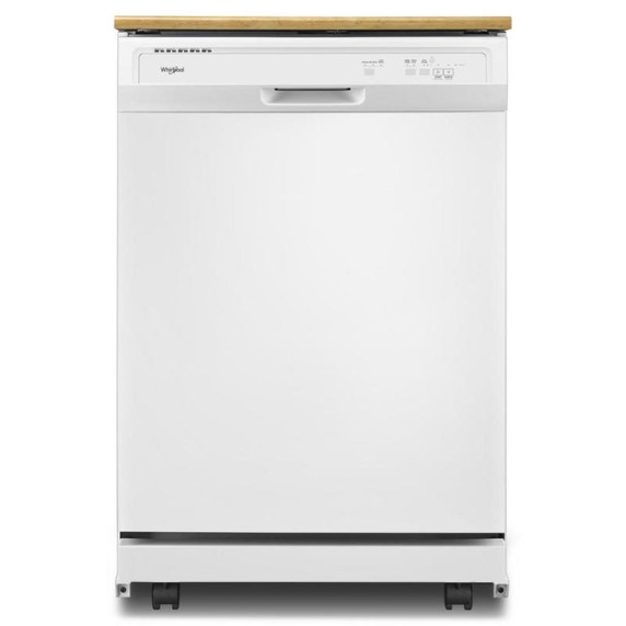 Whirlpool® Lave-vaisselle robuste avec programme de lavage en une heure WDP370PAHW