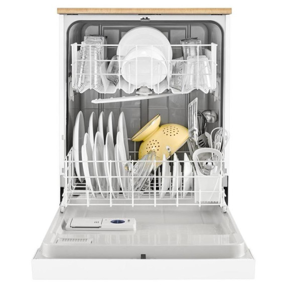Whirlpool® Lave-vaisselle robuste avec programme de lavage en une heure WDP370PAHW