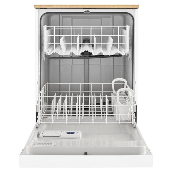 Whirlpool® Lave-vaisselle robuste avec programme de lavage en une heure WDP370PAHW