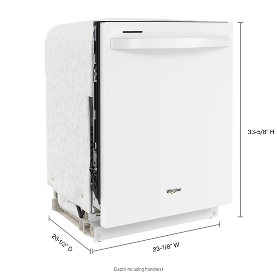 Lave-vaisselle à grande capacité avec 3e panier Whirlpool® WDT750SAKW