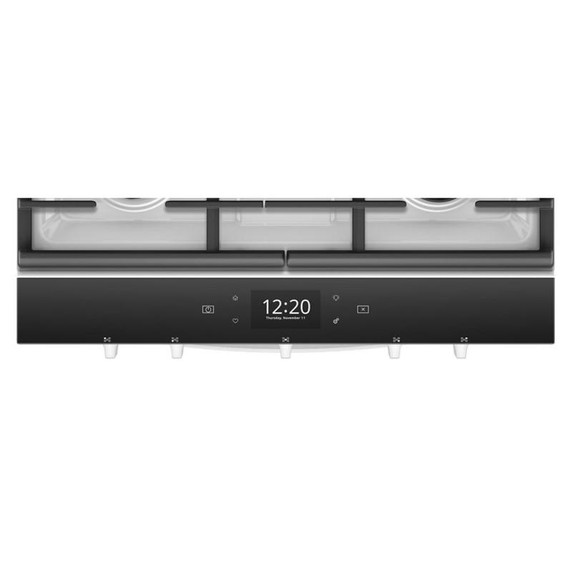 Whirlpool® Cuisinière au gaz intelligente à commandes frontales avec grilles en fonte à charnière EZ-2-LiftTM - 5.8 pi cu WEG750H0HW