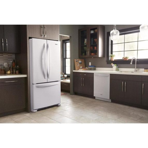 Whirlpool® Réfrigérateur à portes françaises de 33 po - 22 pi cu WRFF5333PW