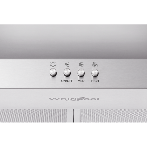 Hotte murale à cache-conduit certifiée energy star® - 30 po Whirlpool® WVW73UC0LS