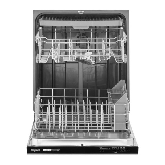 Whirlpool® Lave-vaisselle silencieux avec 3e panier et poignée encastrée - 51 dBA WDP730HAMZ