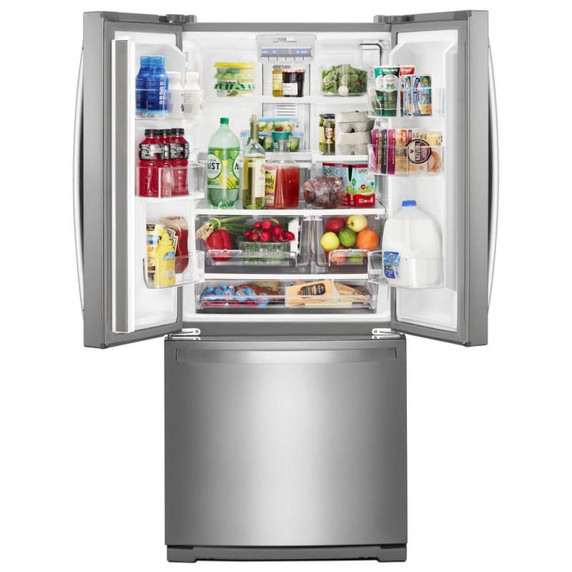 Whirlpool® Réfrigérateur à portes françaises - 30 po - 20 pi cu WRF560SMHZ