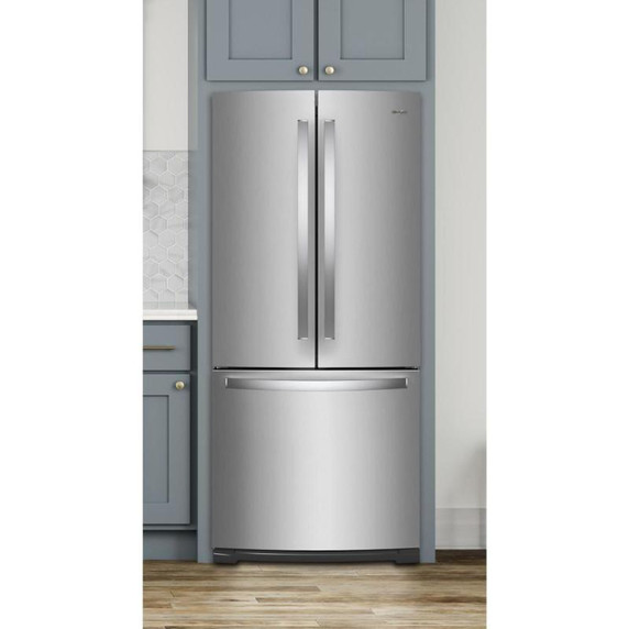 Whirlpool® Réfrigérateur à portes françaises - 30 po - 20 pi cu WRF560SMHZ