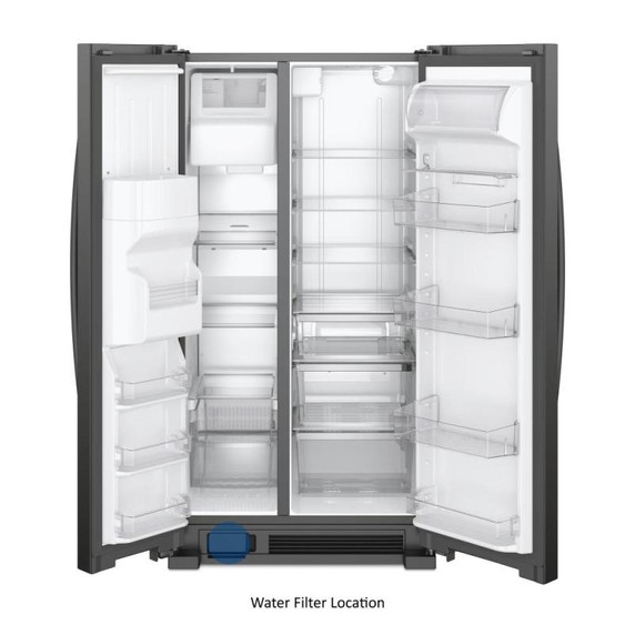 Whirlpool® Réfrigérateur côte à côte - 36 po - 25 pi cu WRS325SDHB
