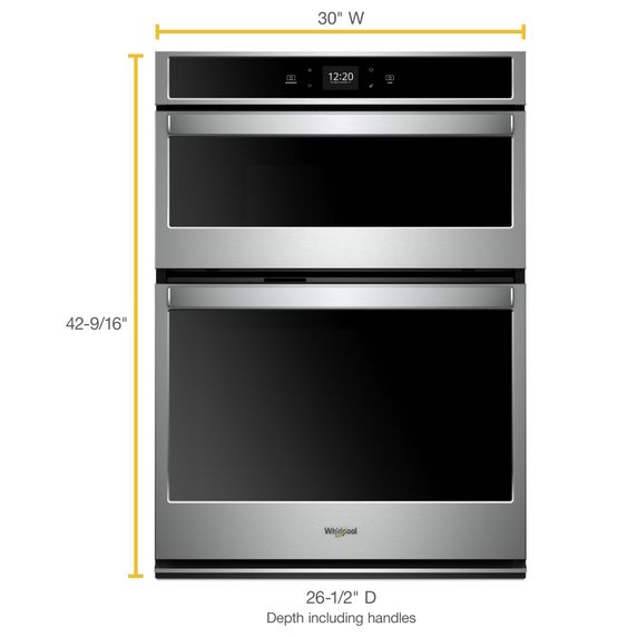 Four mural combiné intelligent avec écran tactile - 30 po - 6.4 pi cu WOC54EC0HS