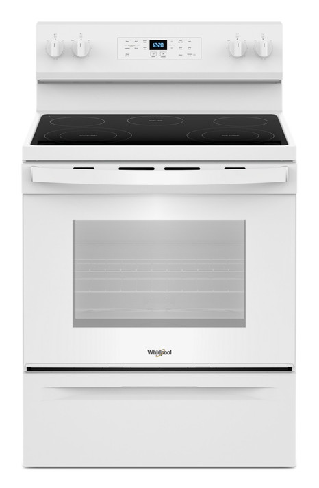 Cuisinière électrique avec nettoyage à la vapeur de 30 po Whirlpool® YWFES3330RW