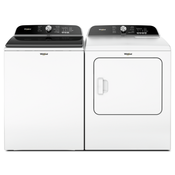 Sécheuse électrique à chargement vertical avec détection d’humidité  - 7 pi cu Whirlpool® YWED6150PW