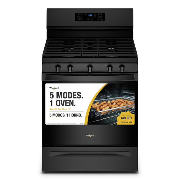 Cuisinière électrique 5 en 1 avec four à friture à l’air - 5.3 pi cu Whirlpool® YWFE550S0LB