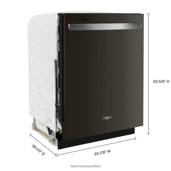 Whirlpool® Lave-vaisselle en acier inoxydable avec système de lavage à IA - 24 po - 47 dBA WDT750SAKV