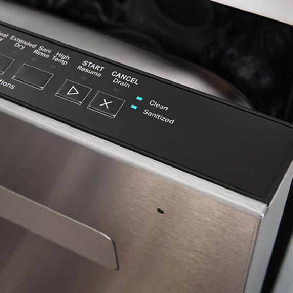 Whirlpool® Lave-vaisselle avec cycle d’amplification et lavage à triple filtration de 24 po - 55 dBA WDP540HAMW