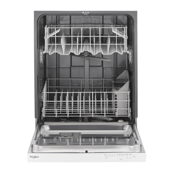 Whirlpool® Lave-vaisselle avec cycle d’amplification et lavage à triple filtration de 24 po - 55 dBA WDP540HAMW