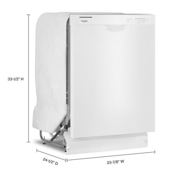 Whirlpool® Lave-vaisselle silencieux de 57 dBA  avec cycle d’amplification WDF341PAPW