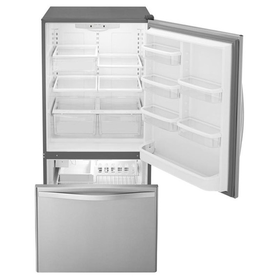 Whirlpool® Réfrigérateur à congélateur inférieur avec tiroir congélateur - 33 po - 22 pi cu WRB322DMBM