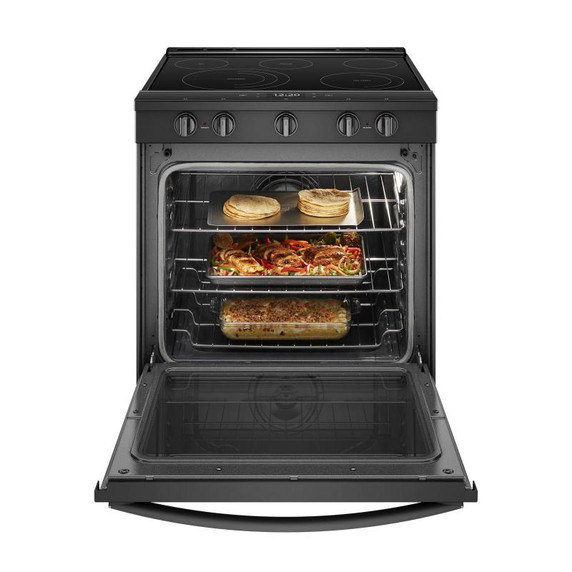 Whirlpool® Cuisinière électrique coulissante intelligente avec technologie Frozen BakeTM - 6.4 pi cu YWEE750H0HB