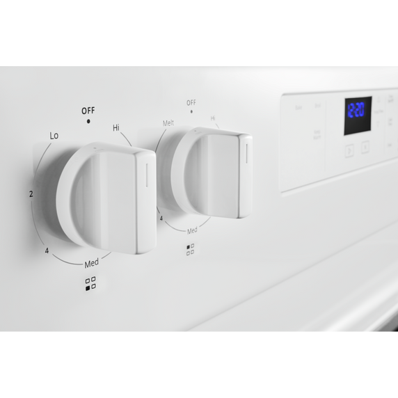 Cuisinière électrique avec fonction garder au chaud - 4.8 pi cu Whirlpool® YWFC150M0JW