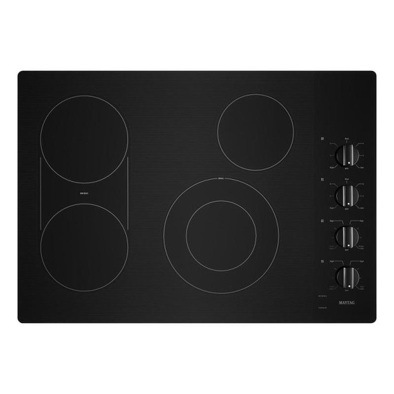 Maytag® Table de cuisson électrique avec gril et plaque chauffante réversible - 30 po MEC8830HB