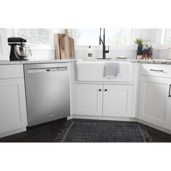 Maytag® Lave-vaisselle à commandes dissimulées avec filtration à puissance double et cycle intensif PowerBlast® MDB4949SKZ