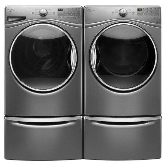 Maytag® Piédestal avec poignée chromée et tiroir de rangement - 15.5 po (39.37 cm) XHPC155YC