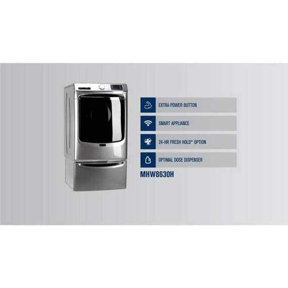 Maytag® Laveuse à chargement frontal intelligente avec fonction Extra Power - 5.8 pi cu MHW8630HC