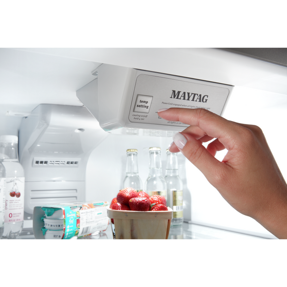 Réfrigérateur à congélateur supérieur et fonction powercold®, 30 po, 18 pi3 Maytag® MRT118FFFE