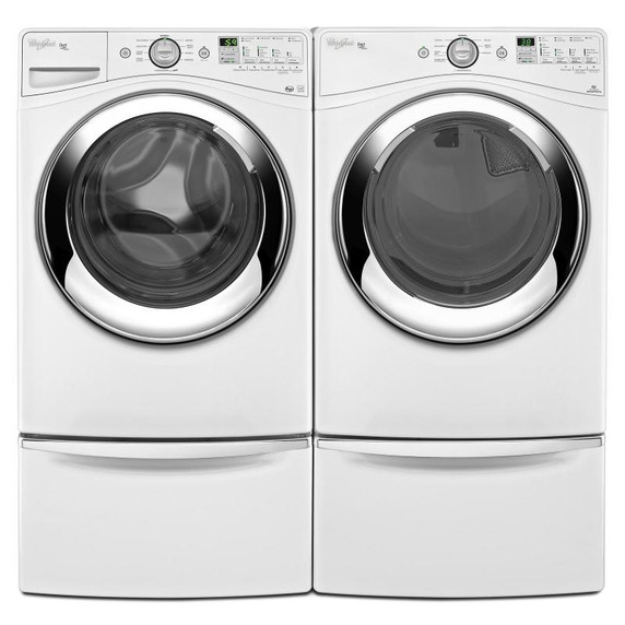 Maytag® Piédestal avec poignée chromée et tiroir de rangement - 15.5 po (39.37 cm) XHPC155XW