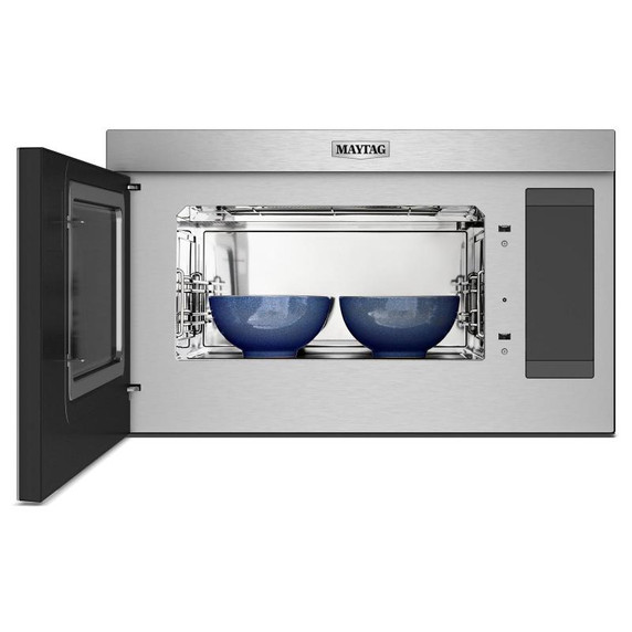 Maytag® Four à micro-ondes à hotte intégrée encastré affleurant avec gril YMMMF8030PZ