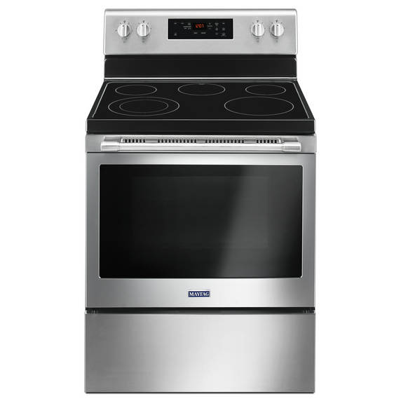 Cuisinière électrique avec surface de cuisson résistant aux éclats - 30 po - 5.3 pi cu Maytag® YMER6600FZ