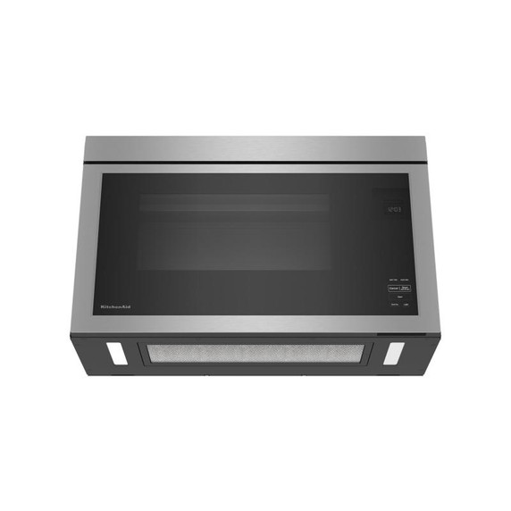 Kitchenaid® Four à micro-ondes à hotte intégrée encastré au design affleurant YKMMF330PPS Kitchenaid® Four à micro-ondes à hotte intégrée encastré au design affleurant YKMMF330PPS