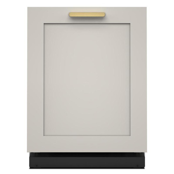 Kitchenaid® Lave-vaisselle à deux paniers prêt pour le panneau de recouvrement affleurant avec système de séchage à porte entrouverte - 44 dBA KDTF324PPA