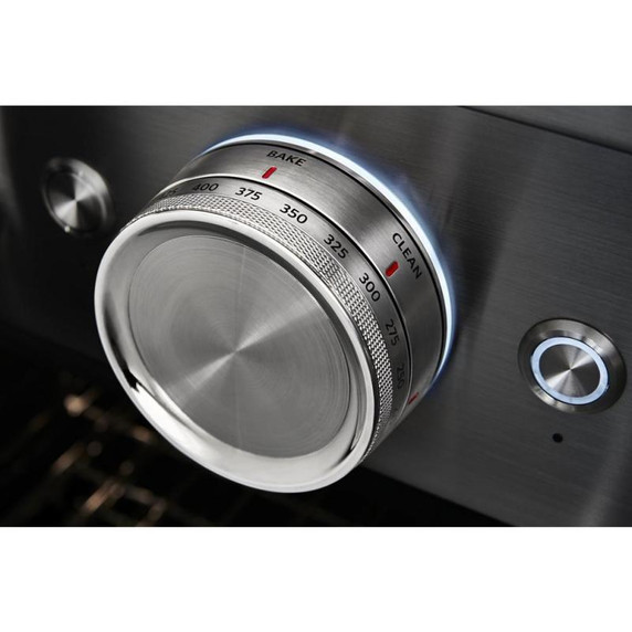 Cuisinière commerciale intelligente au gaz KitchenAid®, 6 brûleurs, 36 po KFGC506JBK