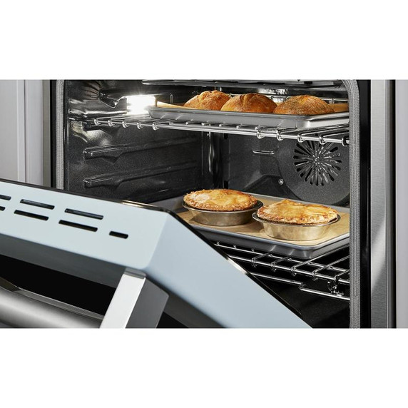 Cuisinière commerciale intelligente au gaz KitchenAid®, 4 brûleurs, 30 po KFGC500JMB