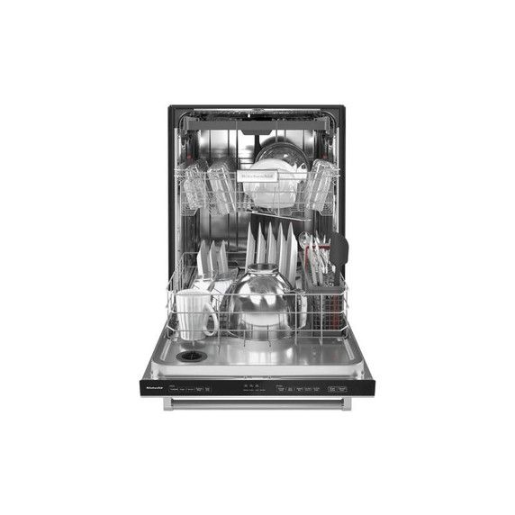 Kitchenaid® Lave-vaisselle à fini PrintShieldTM avec panier de troisième niveau pour ustensiles - 39 dBA KDTE204KPS