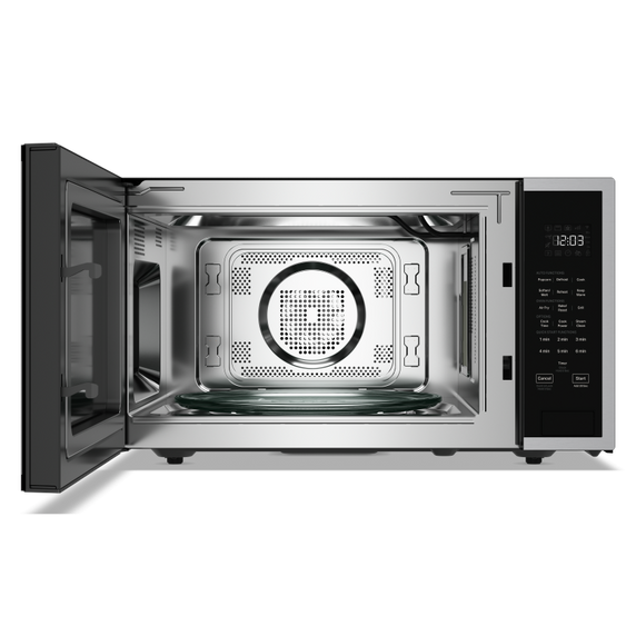 Micro-ondes de comptoir de 1,5 pi3 de KitchenAid® avec mode de friture à air  KMCS522PPS