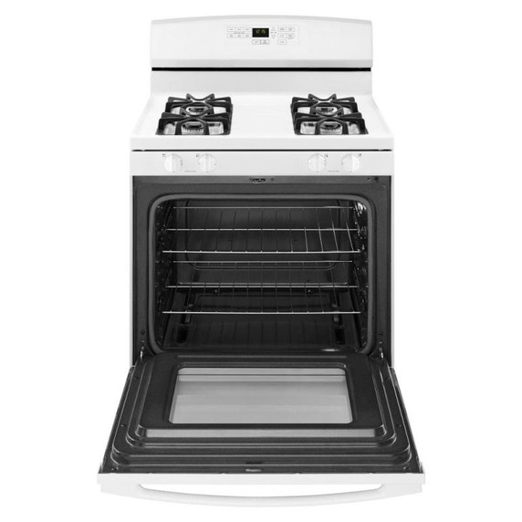 Cuisinière au gaz Amana® avec option d’autonettoyage, 30 po AGR6603SFW
