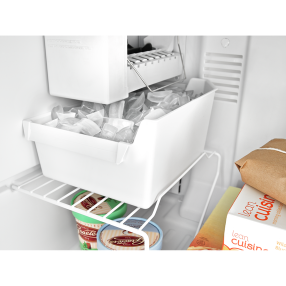Réfrigérateur à congélateur supérieur amana® de 14 pi cu avec options de rangement flexibles Amana® ART104TFDW