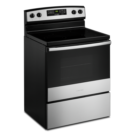 Cuisinière électrique amana® avec option d’autonettoyage - 30 po Amana® YAER6603SMS