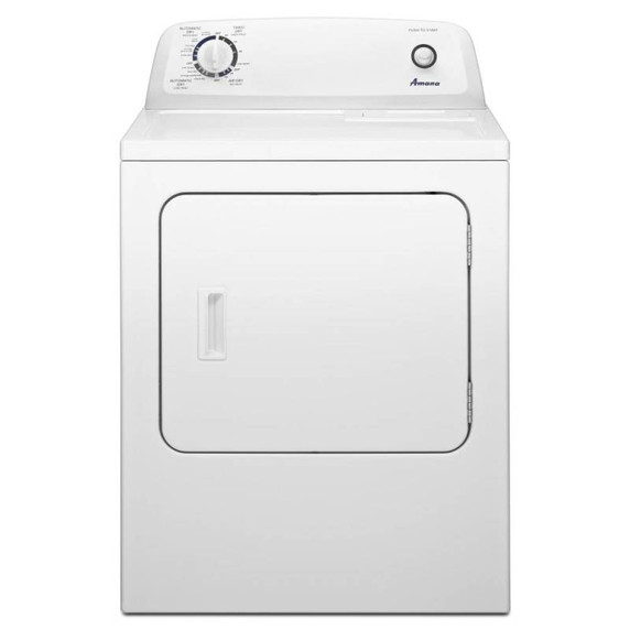 Amana® Sécheuse électrique à chargement vertical de 6.5 pi3 à contrôle de séchage automatique YNED4655EW