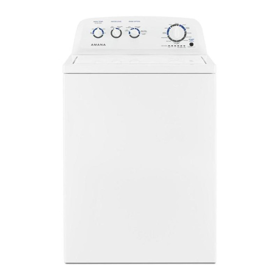 Amana® Laveuse à chargement vertical avec agitateur haute efficacité à double action, 4.4 pi3 NTW4519JW