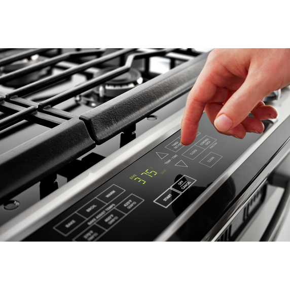 Cuisinière électrique à commandes frontales amana® de 30 po Amana® YAES6603SFS