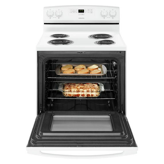 Cuisinière électrique amana® avec températures bake assist, 30 po Amana® YACR4303MFW